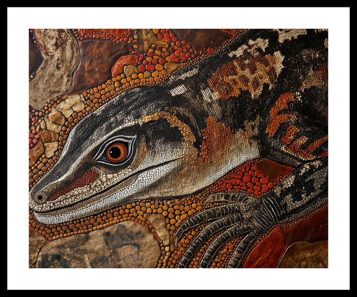 Plakat 50x40cm Oko Jaszczurki zdjęcie 3