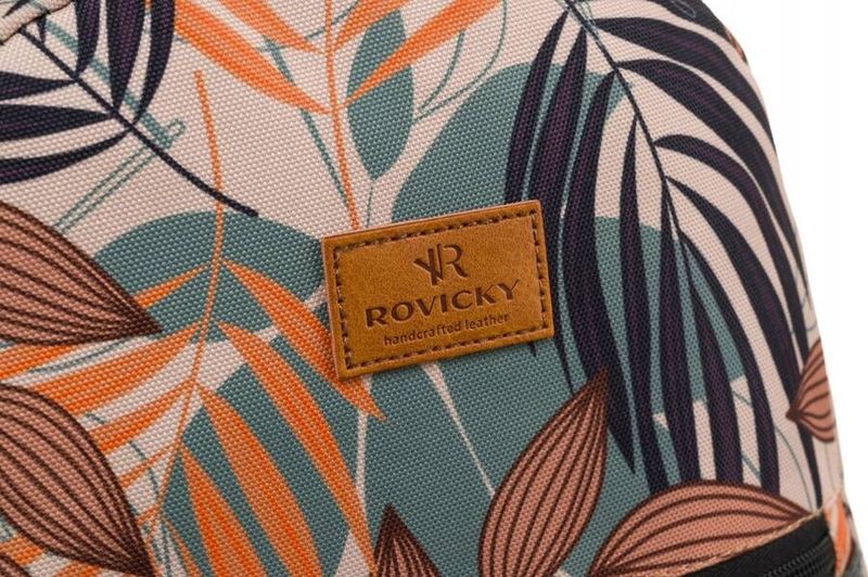 wzorzysty, miejski plecak damski - rovicky zdjęcie 6