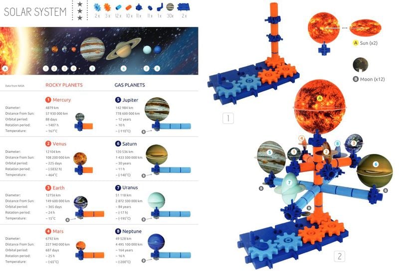 KORBO KLOCKI KONSTRUKCYJNE Space 131 el. zdjęcie 5