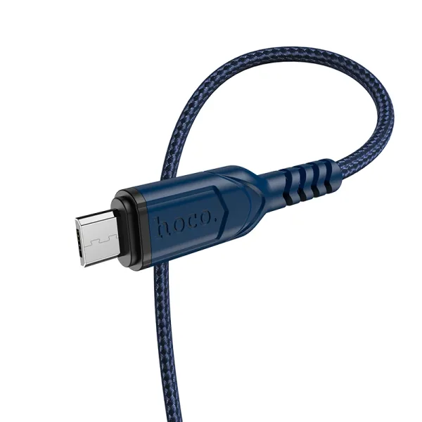 hoco kabel x59 micro usb 3.1a 1m niebieski zdjęcie 4