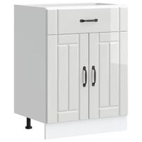 Szafka kuchenna dolna Lucca biała, materiał drewnopochodny