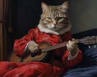 Plakat 50x40cm Melodia Kociej Łapy