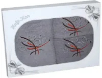 PREZENT KOMPLET TRZECH GRUBYCH RĘCZNIKÓW Z HAFTEM