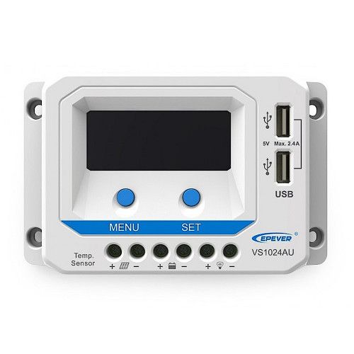 REGULATOR ŁADOWANIA VS1024AU 10A SOLARNY 12V 24V na Arena.pl