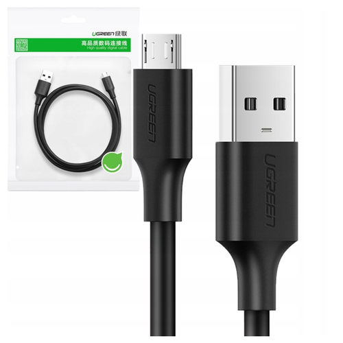 kabel usb do micro usb ugreen  us289 qc 3.0 2.4a 2m (czarny) na Arena.pl