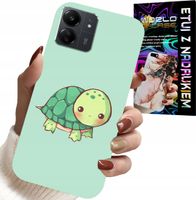 ETUI DO XIAOMI REDMI 13C 4G - SŁODKIE ŻÓŁWKI WZORY DLA DZIECI + SZKŁO