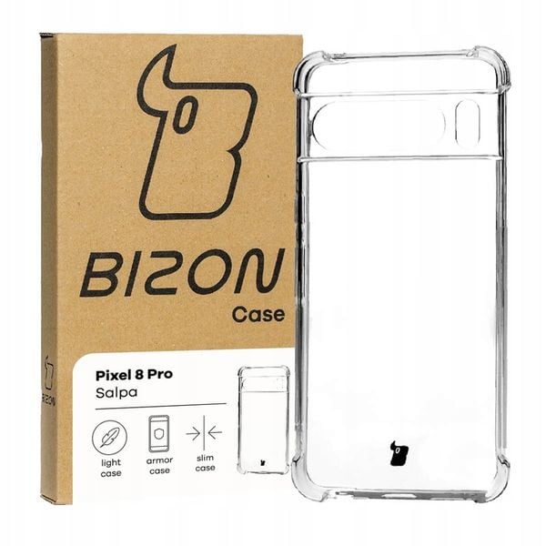 Etui przezroczyste Bizon do Pixel 8 Pro, obudowa zdjęcie 1