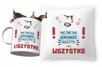 Zestaw Dla Violetty Poduszka + Kubek Prezent Z Nadrukiem Ze Zdjęciem