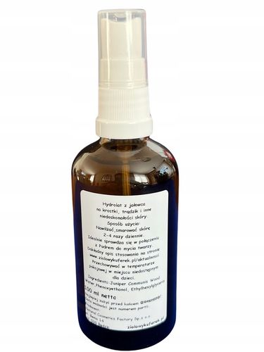 ZIOŁOWY KUFEREK HYDROLAT Z JAŁOWCA NA TRĄDZIK WĄGRY PRYSZCZE 100ML na Arena.pl