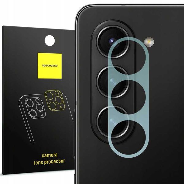 Spacecase Camera Glass Galaxy Z Fold 5 Black zdjęcie 1