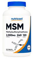 NUTRICOST MSM 1000 mg - Metylosulfonylometan (240 tabl.)