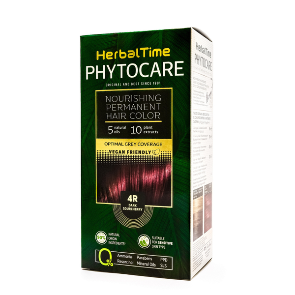 Herbal Phytocare farba włosów - 4R Dark Sourcherry zdjęcie 1