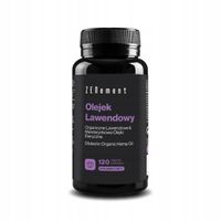 Lavender Oil Lawenda Spokój Relaks Stres Mandarynka i Konopie 120 Kapsułek