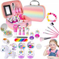 MAKEUP MAKIJAŻ DLA DZIEWCZYNKI KUFEREK KOSMETYKI DO MAKIJAŻU I PAZNOKCI