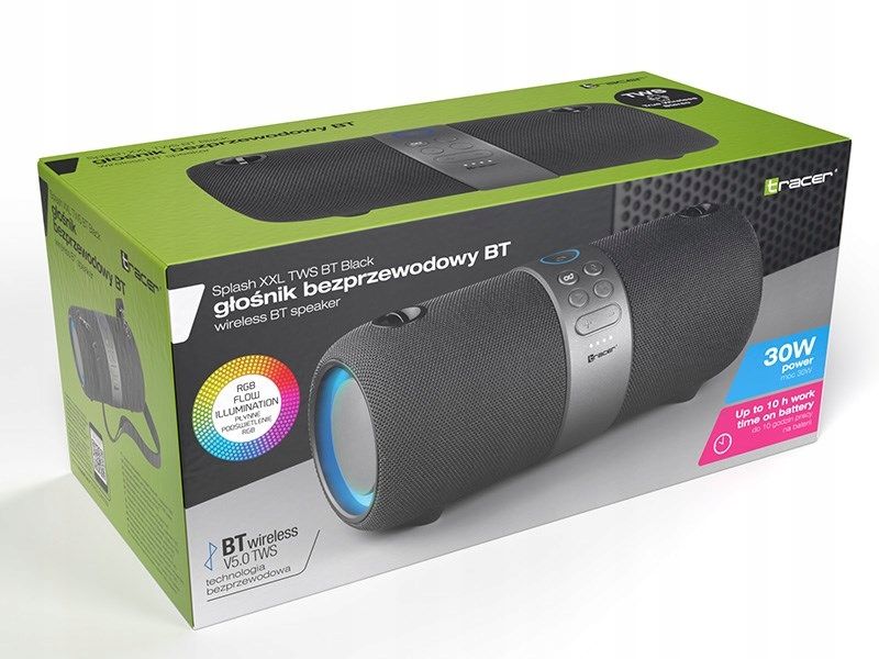 Głośnik Tracer Splash XXL TWS BLUETOOTH BLACK zdjęcie 8