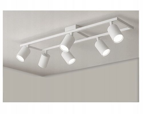Lampa Wisząca Sufitowa Oprawa natynkowa 6x GU10 Spot Ruchoma Kinkiet na Arena.pl