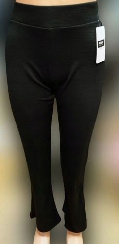 Spodnie damskie elastyczne HIT wzorek bawełna wysoki stan L/XL CZARNE na Arena.pl