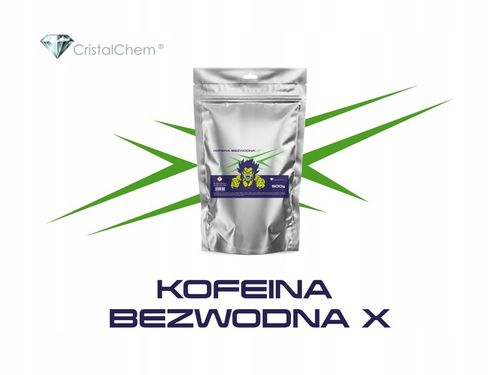 Kofeina Bezwodna X w proszku CristalChem 500g * NOWOŚĆ * na Arena.pl