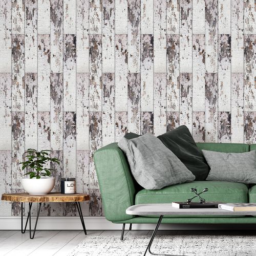 Tapeta Do Salonu DESKI w Stylu Vintage Retro 3D na Arena.pl