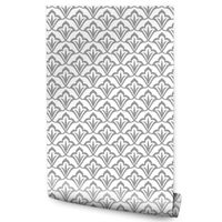 Tapeta Ścienna Szare ORNAMENTY w Arabskim Stylu