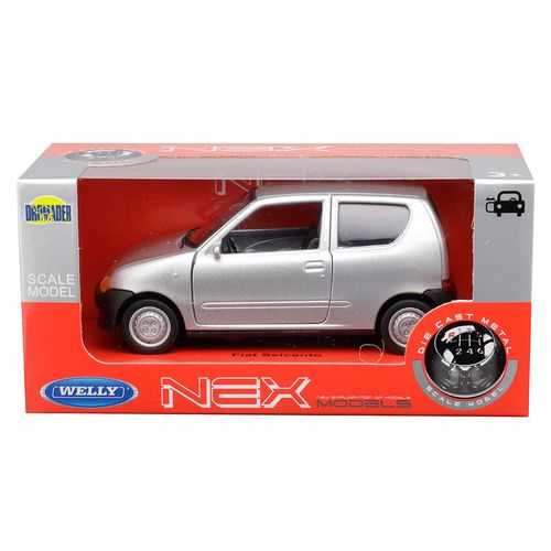 Model 1:34, FIAT Seicento, srebrny na Arena.pl