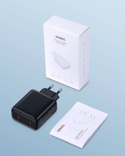 Ładowarka sieciowa Wemiss CH-A1 USB C 40 W PD na Arena.pl