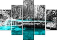 105CM 150CM OBRAZ 5 ELEM WODOSPAD DRUK