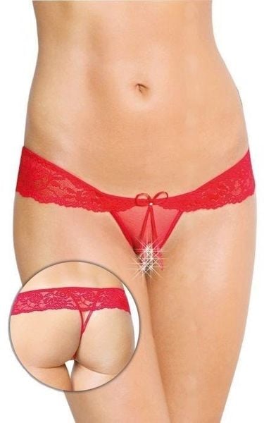 Koronkowe stringi damskie SoftLine 2443 S/M zdjęcie 1