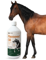 lab-v olej lniany tłoczony na zimno dla koni 1000 ml