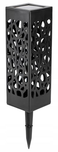 Lampy Solarne Ogrodowe LED Wbijana Do Ogrodu Zewnętrzna Barwa Ciepła Wzorek na Arena.pl