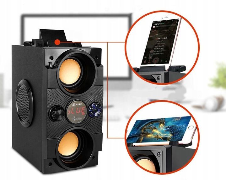 PRZENOŚNY GŁOŚNIK BLUETOOTH BEZPRZEWODOWY 4000mAH zdjęcie 4