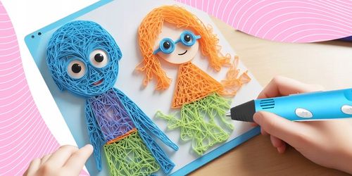 DŁUGOPIS 3D DLA DZIECI DRUKARKA 3D MAGICZNY DŁUGOPIS 3D + WKŁADY 160 METRÓW na Arena.pl
