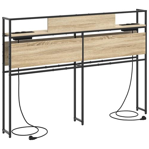 Zagłówek do przechowywania z półką dąb sonoma 160 cm na Arena.pl