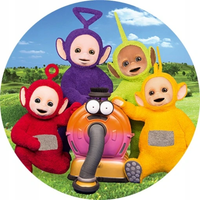 Opłatek na tort Urodziny Tele Tubisie Postać Postacie Bajka