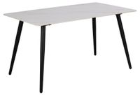 Stół Wicklow biały/czarny nowoczesny
