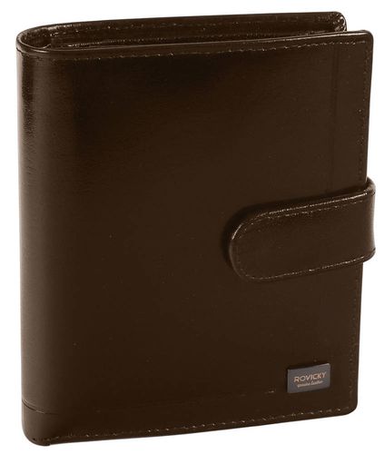 elegancki portfel męski ze skóry naturalnej - rovicky na Arena.pl