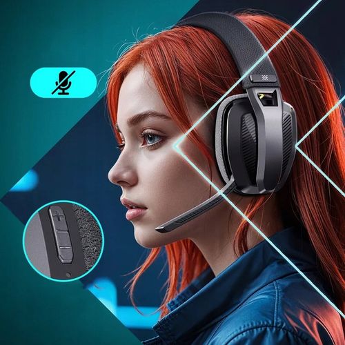 Słuchawki BEZPRZEWODOWE GAMINGOWE z Mikrofonem Nauszne BLUETOOTH Dla Graczy na Arena.pl