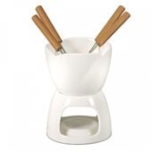 zestaw do fondue czekoladowego + widelczyki banquet bianca