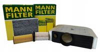 2X MANN ZESTAW FILTRÓW Q7 II 4M 15-18 3.0 TDI CRTC 272KM