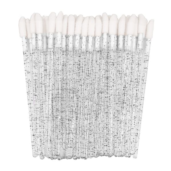 CLAVIER Aplikator do błyszczyka brokatowy czarno-biały - 50 sztuk zdjęcie 1