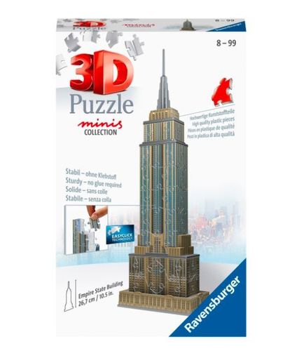 Puzzle 3D Mini Budowle. Empire State Building na Arena.pl