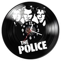 Zegar ścienny z płyty winylowej The police 393.14