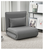 Fotel rozkładany szezlong z funkcją spania materac