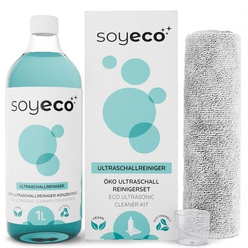 PŁYN KONCENTRAT DO MYJEK ULTRADŹWIĘKOWYCH 1000ml + MIKROFIBRA 20x20 cm na Arena.pl