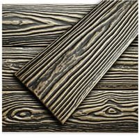 Panele ścienne 3D KASETONY SUFITOWE złote czarne drewno deska P4-Cz-ZŁ 1szt