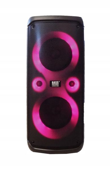 KOLUMNA GŁOŚNIKOWA PRZENOŚNA KARAOKE BLUETOOTH USB AKUM SUPER JAKOŚĆ MOCNA zdjęcie 12