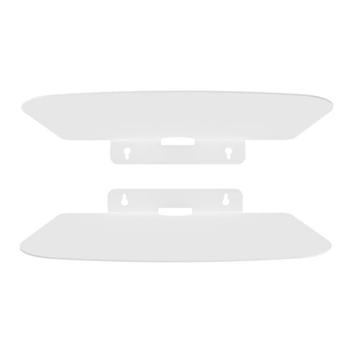 Półka metalowa ścienna uchwyt na dekoder RTV ROUTER WIFI TUNER biała na Arena.pl