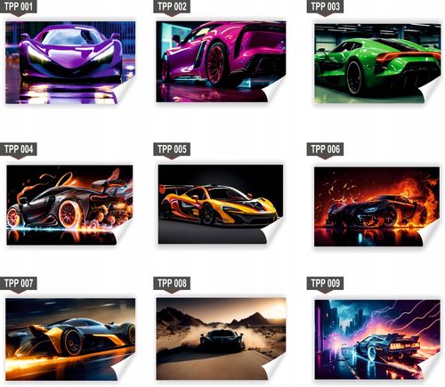 Fototapeta PREMIUM STRUKTURA ZMYWALANA tapeta autobus z świecącymi neonami na Arena.pl