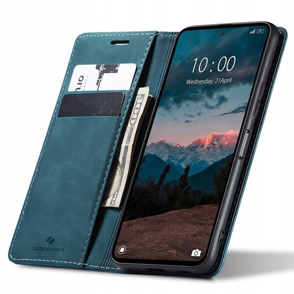 Spacecase Wallet Redmi Note 12 4G blue zdjęcie 1