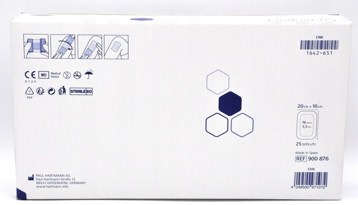 Cosmopor E steril HARTMANN opatrunek jałowy 20x10 cm 25 szt. zdjęcie 2